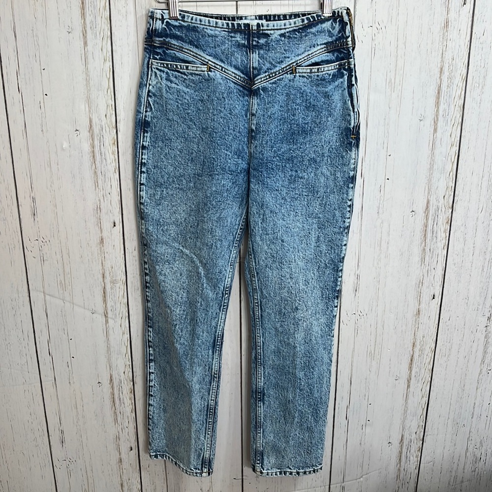 & Other Stories Light Blue Acid Wash High-Rise Jeans